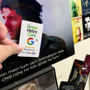 Google Review Card with NFC & QR Code