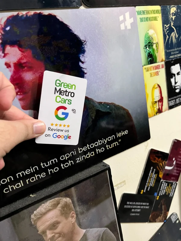 Google Review Card with NFC & QR Code