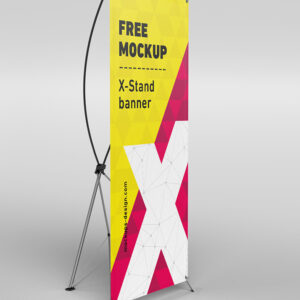 x stand banner panaflex standee